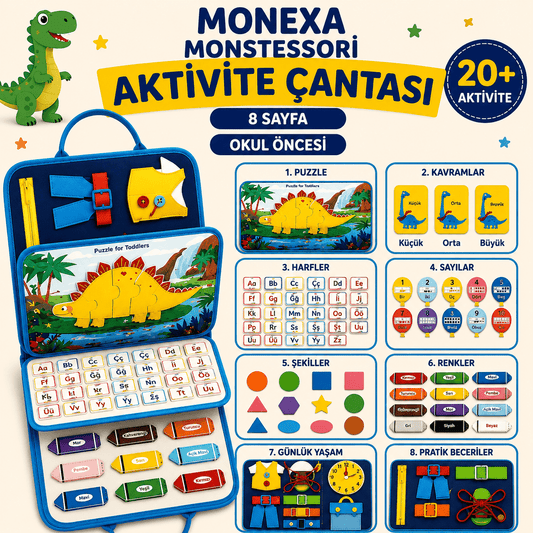 MONEXA™ | Montessori Beceri Gelişim Çantası