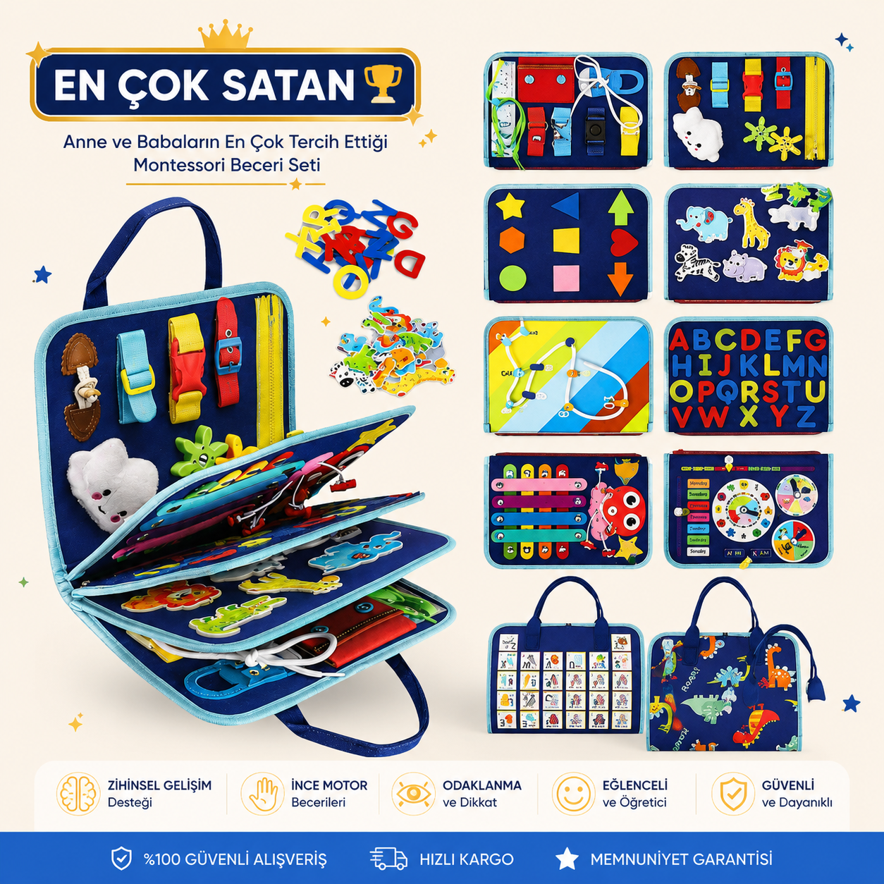 MONEXA™ | Montessori Beceri Gelişim Çantası